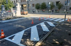 Priechod pre chodcov, maľovanie, Staré Mesto