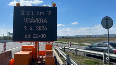 Vodiči, pozor, vo štvrtok sa začína uzávera D1 pri Bratislave