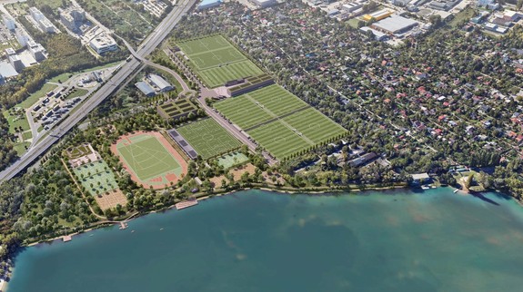 Na Zlatých pieskoch má vyrásť obrovský športový areál s osmimi futbalovými ihriskami či atletickým štadiónom