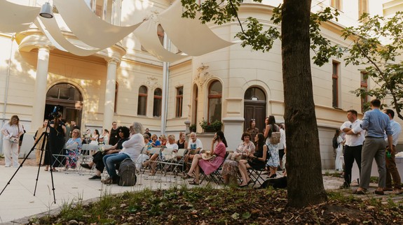 Oáza, kde sa budú organizovať kultúrne a spoločenské akcie: Otvorili obnovené nádvorie Pistoriho paláca