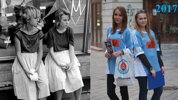 FOTO: Pozrite si dvojice, ktoré sa vyskytovali v bratislavských uliciach v 80-tych rokoch a aké vidno v súčasnosti
