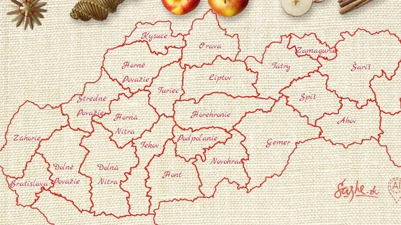 Vynikajúca interaktívna mapa. Nájdete na nej vianočné zvyky zo všetkých kútov Slovenska