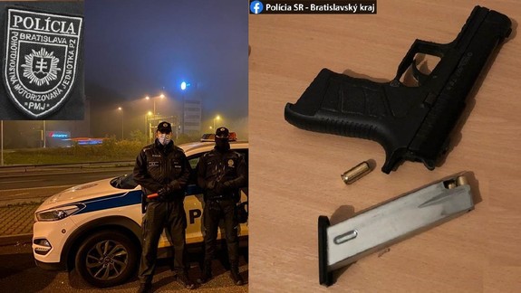 Opitý muž so zbraňou v ruke chcel v Trnávke ukončiť svoj život, ale policajti mu v tom zabránili...