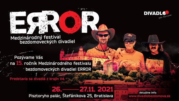 V Pisztoryho paláci by sa mal od piatka konať festival bezdomoveckých divadiel...