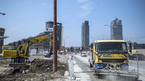Výstavba novej autobusovej stanice na Mlynských nivách napreduje