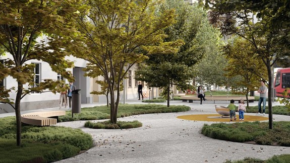 Dobrá správa: Parčík na Radlinského zmení svoju tvár, asfalt zmizne