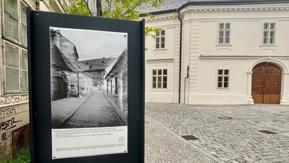 Zaujímavý nápad: Na Konventnej osadili staré fotografie, to isté miesto pred vami vyrastie z minulosti