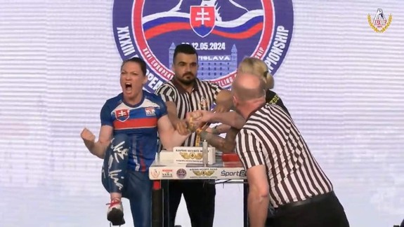 Majstrovstvá Európy v pretláčaní rukou: Debnárová získala v Bratislave 13. titul