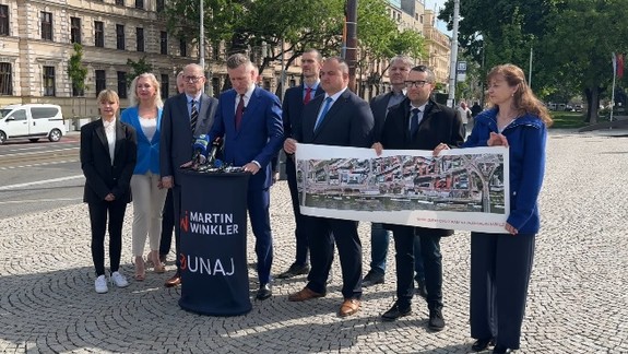 Komunálne voľby: Winkler predstavil nové trasovanie cyklotrasy na Vajanského nábreží