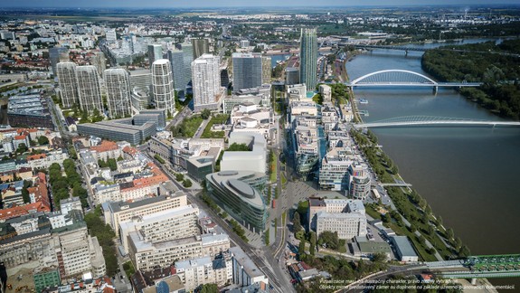 VIZUALIZÁCIE: Tieto stavby zmenia panorámu Bratislavy. Pozrite si, ktoré výškové budovy v meste čoskoro vyrastú