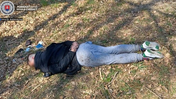 Ako v akčnom filme: Najskôr policajná naháňačka na autách, potom muža chytali v lese