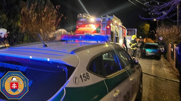 Požiar: V Záhorskej Bystrici horelo v pivnici rodinného domu, škoda dosiahla 15.000 eur