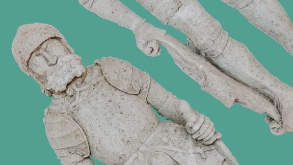 Na nádvorí Starej radnice vystavujú originál sochy Maximiliána z fontány na Hlavnom námestí