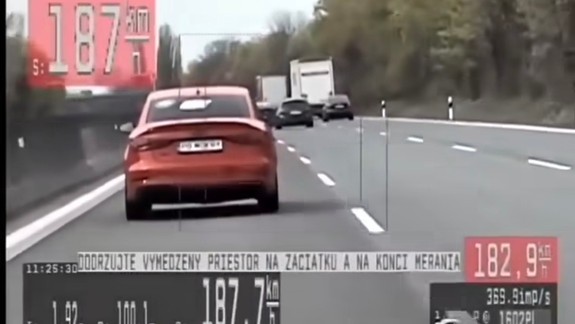 Policajná akcia Speed odhalila prvých vodičov, ktorí išli vysokou rýchlosťou