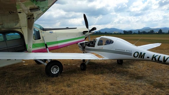 FOTO a VIDEO: Nešťastie počas Pohody - do Whiskyho stroja narazilo iné lietadlo - ak by v ňom sedel, je mŕtvy!