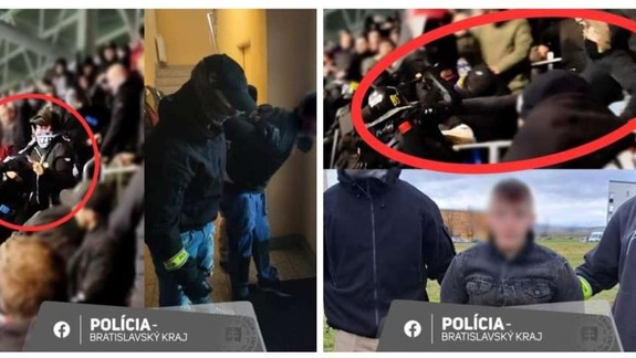 Kopať a mlátiť päsťami policajtov nie je dobrý nápad: Obvinili ďalších fanúšikov Trnavy