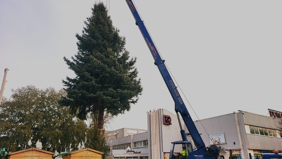 Ružinov sa pripravuje na slávnostné rozsvietenie 13-metrového vianočného stromčeka