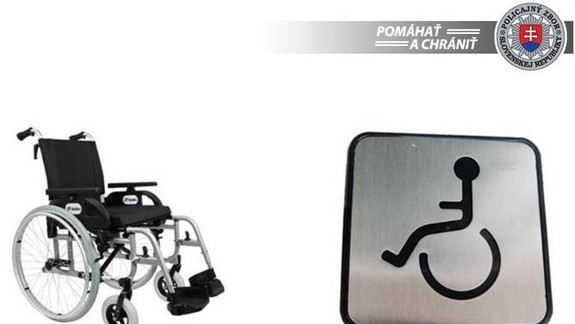 Neznámy páchateľ ukradol pred bratislavským hotelom invalidný vozík