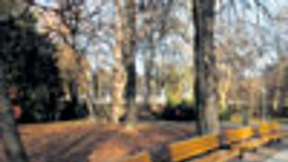 Časť sadu skrášlili nové lavičky a dlažba