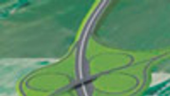 Projektovaná diaľnica ráta aj s mostom a tunelom