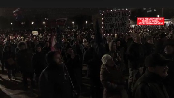 Na Námestí slobody sa konal občiansky protest proti oslabovaniu spravodlivosti v SR