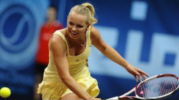 Wozniacka výhru v exhibícii nechala Cibulkovej