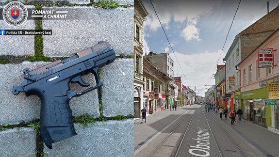 Mužovi, ktorý cez víkend strieľal v centre Bratislavy, hrozí podľa polície až desaťročný trest