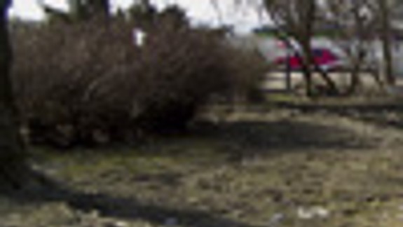 Trávu na promenáde zničili autá robotníkov