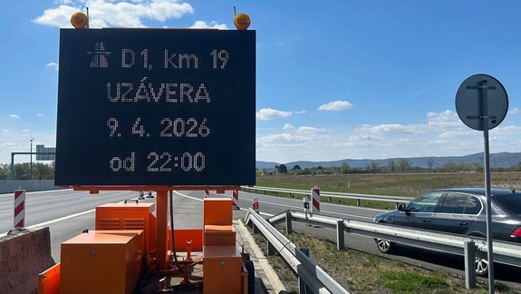 Doprava: Pre uzáveru D1 pri Bratislave vznikajú rozsiahle kolóny