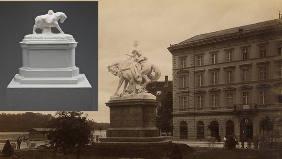 SNG vo výklade kaviarne Berlinka predstavuje dielo sochára Martina Piačeka