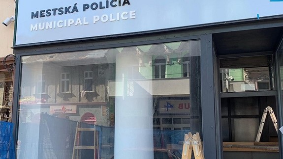 FOTO: Stanicu mestskej polície na Obchodnej ulici otvoria až koncom augusta