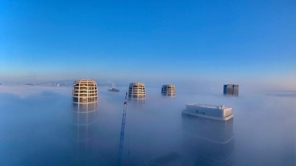 FOTO: Hmla sa postarala o nevšedný pohľad na Bratislavu - pozrite si najkrajšie zábery týchto dní...