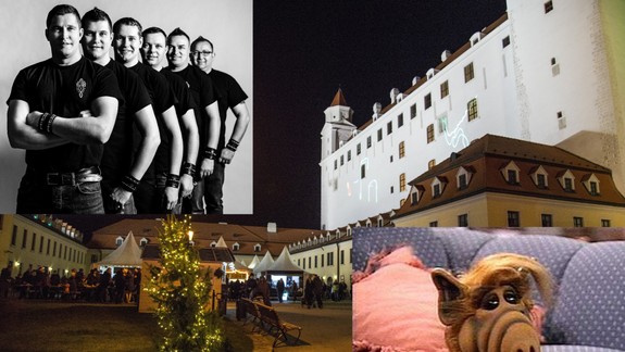 Kompletný adventný kalendár, vianočný trhy na hrade a Alf ako petržalský bezdomovec