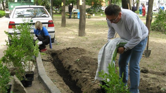 Na Kupeckého ulici občania skrášlili verejný priestor
