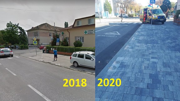 FOTO: Po rekonštrukcii sa stal chodník na Detvianskej ulici v Rači nebezpečný - vidíte ten problém?