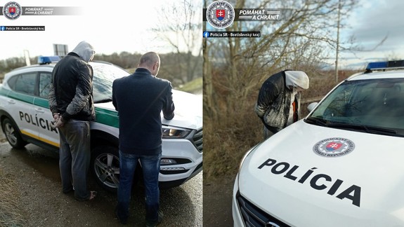 Policajní PMJ-čkári vypátrali unikajúcich zlodejov - jedného museli spútať a druhého vytiahnuť z prívodného kanála!