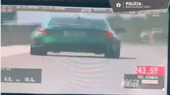 Pirát - rekordér: Na diaľnici prekročil povolenú rýchlosť o 133 km/h