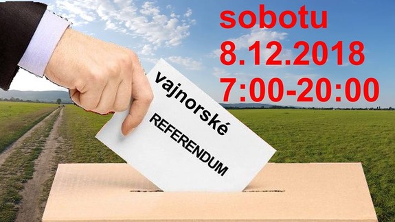 Dve miestne referendá vo Vajnoroch neboli úspešné