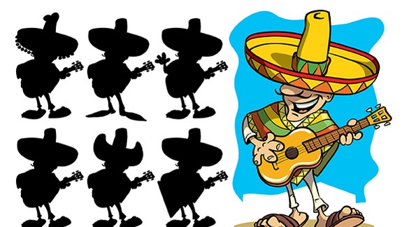 Nájdi správny tieň.