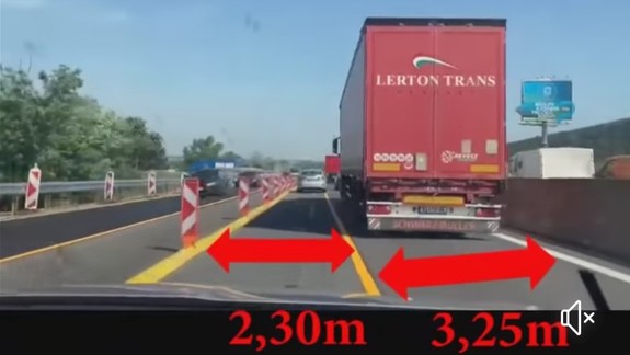 Vodiči, na obchvate v smere na Malacky pozor na úzky pruh