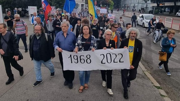 Pochod Memento '68 pripomenul udalosti i dôsledky vojenskej invázie