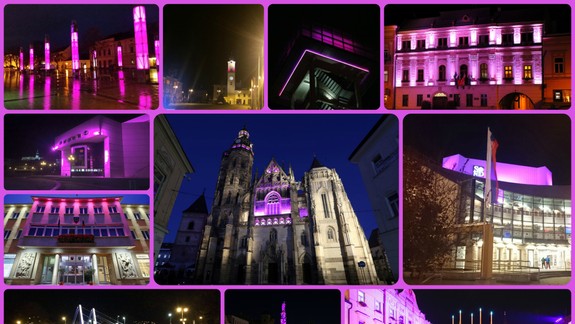 Svetový deň predčasne narodených detí purpurovým nasvietením pripomenú aj tri bratislavské dominanty...