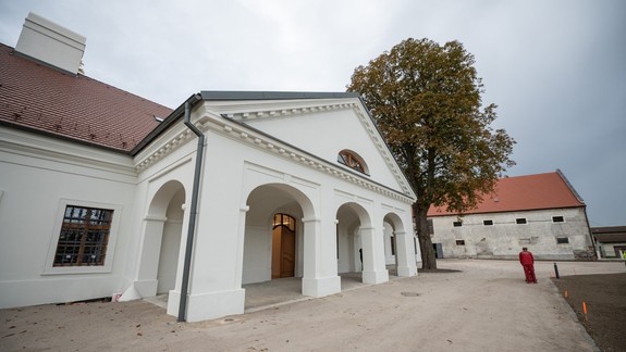 FOTO: Počas rekonštrukcie kaštieľa v Čunove odkryli vzácne nástenné maľby