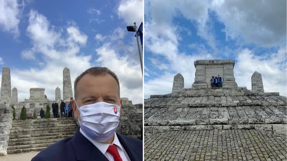 VIDEO: Boris Kollár zobral deti k mohyle, aby si pripomenuli 101 rokov od smrti M. R. Štefánika