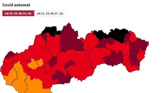 Bratislava zostáva v oranžovej farbe - odporučil to regionálny hygienik. Rizikom je vidiek...