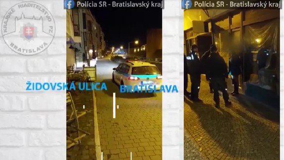 Polícia: Skupina 20 ľudí sa napriek opatreniam v piatok zabávala v podniku na Židovskej ulici