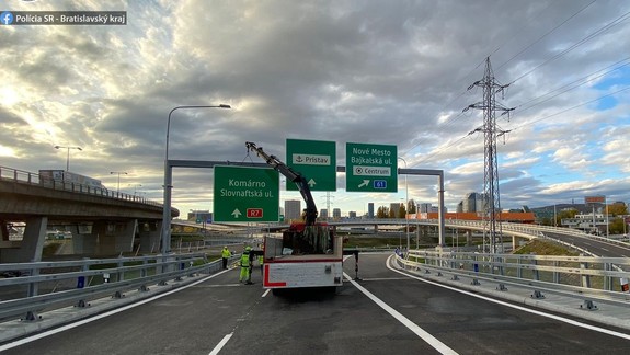 V piatok otvoria zjazdové vetvy na križovatke Prievoz