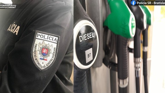 Muži na čerpacej stanici natankovali za 300 eur a odišli bez zaplatenia