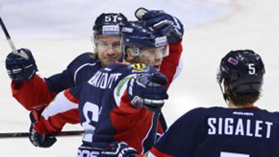 KHL: HC Slovan zdolal Magnitogorsk 4:3 po predĺžení
