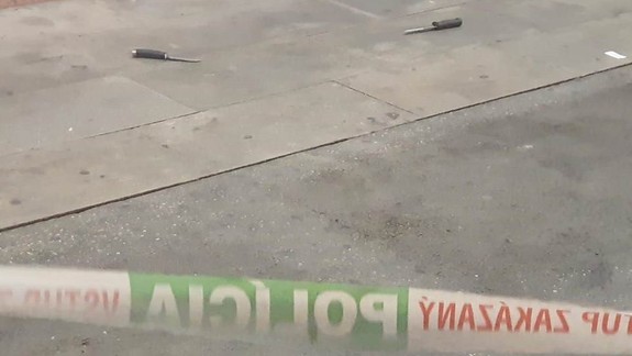 FOTO Dráma na Hlavnej stanici: Opitý muž vyzbrojený nožmi napádal esbeeskára